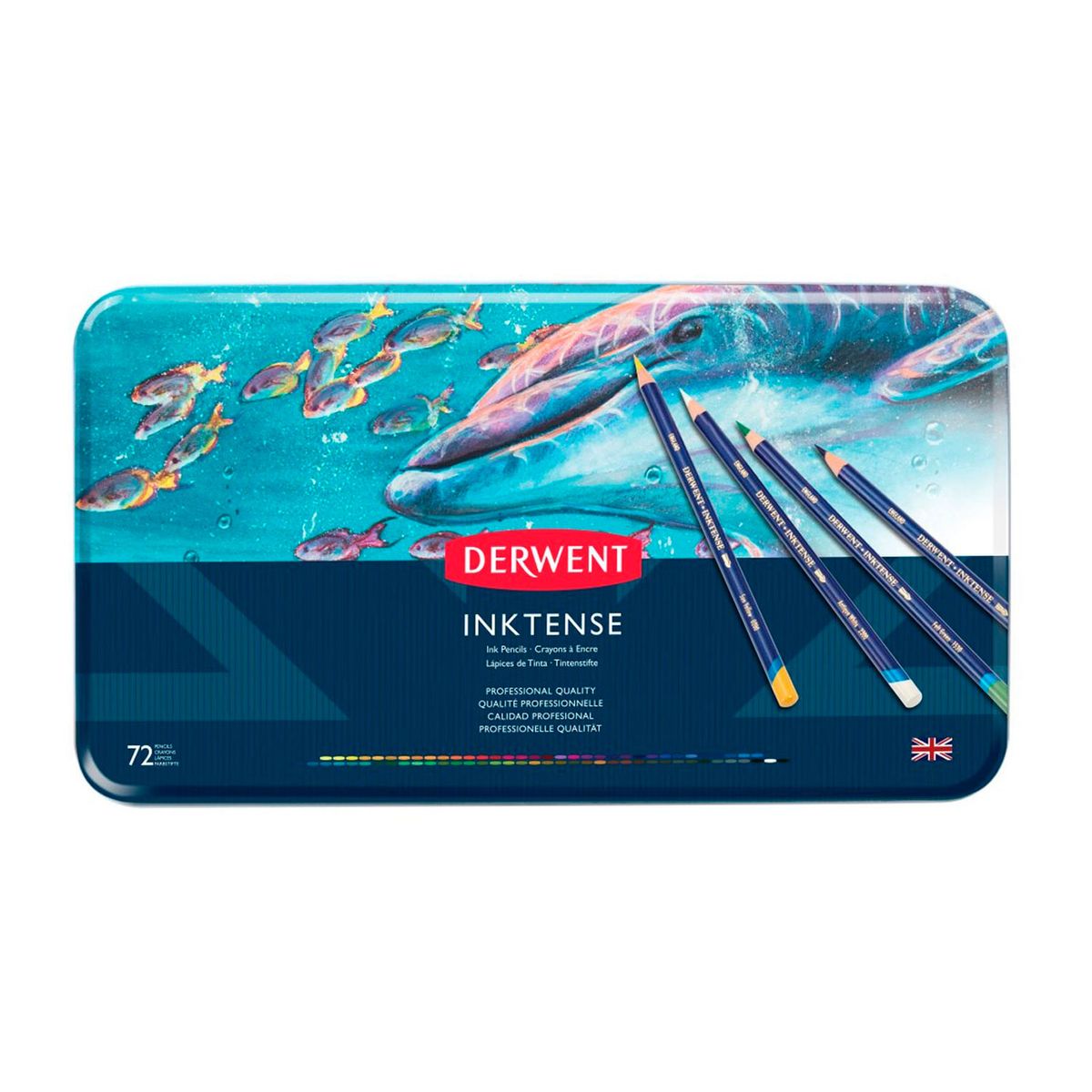 DERWENT - Lápices Acuarelables Derwent Inktense (72 colores)