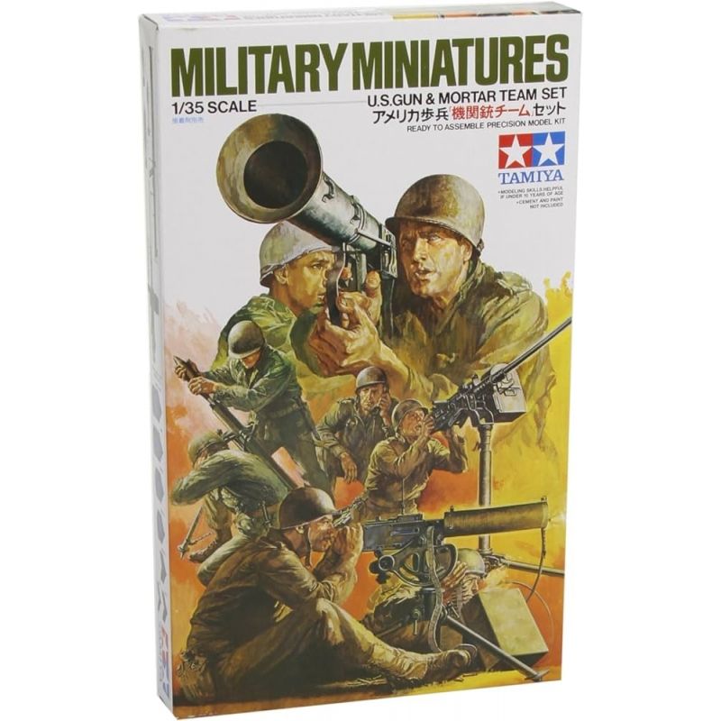 TAMIYA - TAMIYA 35086 US GUN MORTAR TEAM 1-35
