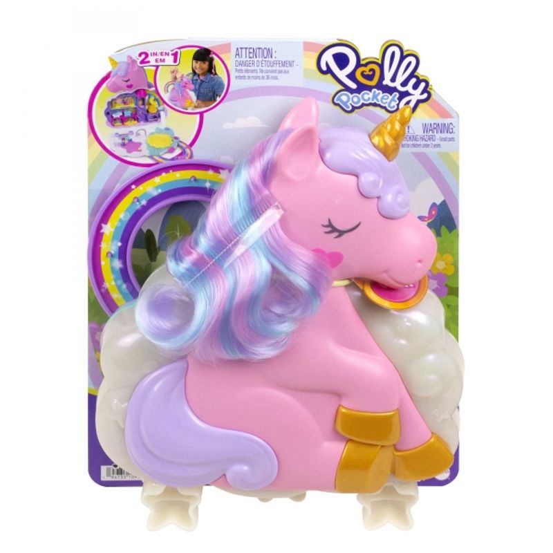 MATTEL - MATTEL HKV51 POLLY POCKET RAINBOW UNICORN