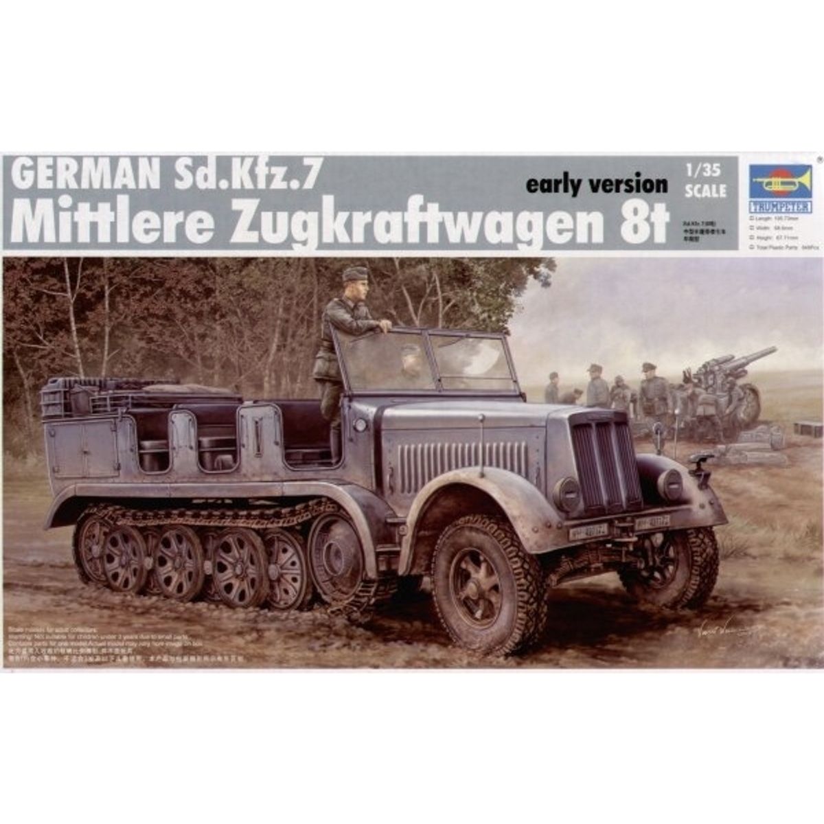 GENERICO - TRUMPETER 01514 1-35 GERMAN SDKFZ 7 8 TON HALFTRACK EARLY
