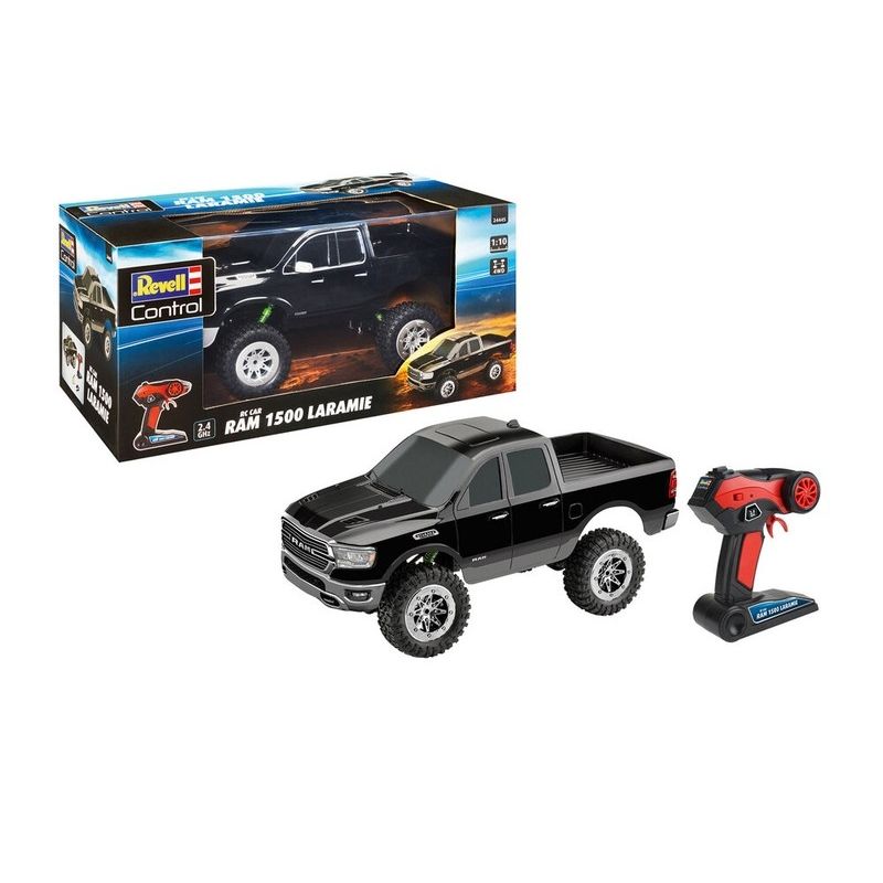 REVELL - REVELL 24445 RC CAR RAM 1500 LARAMIE BACK IN BLACK 1-10