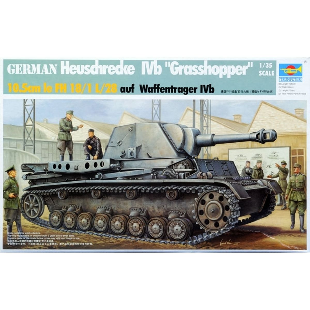 GENERICO - TRUMPETER 00373 1-35 GERMAN HEUSCHRECKE ( GRASSHOPPER ) IVB