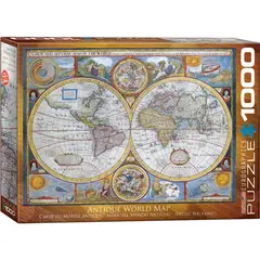 EUROGRAPHICS - 6000-2006 ANTIQUE WORLD MAP PUZZLE 1000 PIEZAS