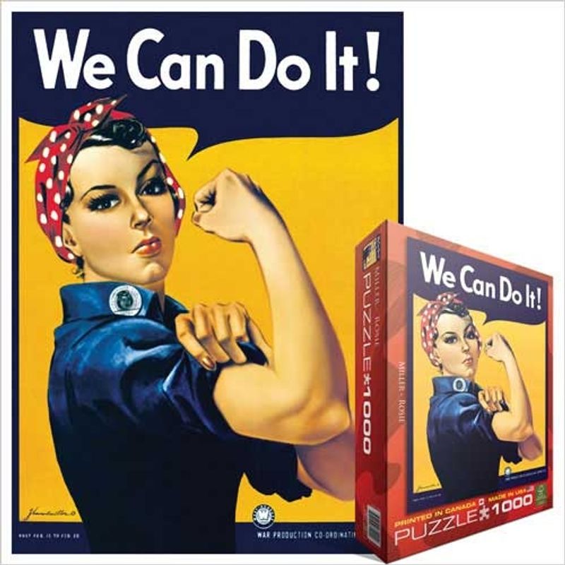 EUROGRAPHICS - EUROGRAPHICS 6000-1292 ROSIE THE RIVETER PUZZLE 1000 PIEZAS