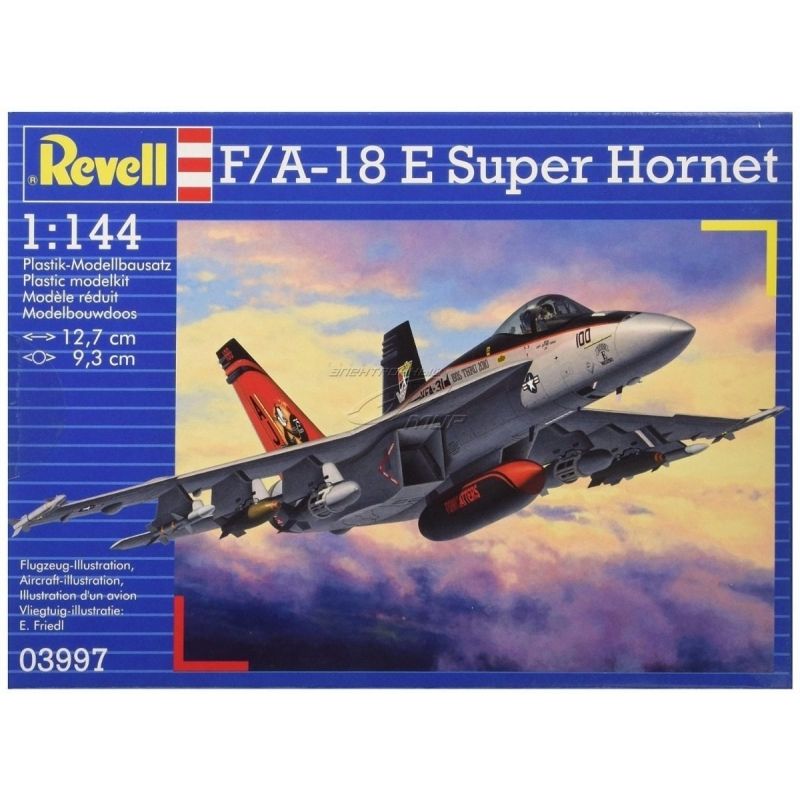 REVELL - REVELL 03997 1-144 F A 18 E SUPER HORNET