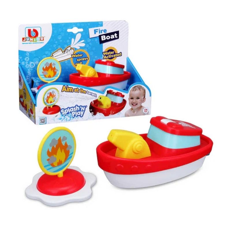 BBURAGO - BURAGO 89061 SPLASH N PLAY WATER SQUIRTER FIRE BOAT