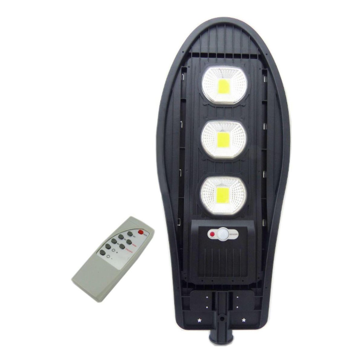 IMPORTCLICK - Foco Solar LED COB 3 Placas 120 Watt Sensor
