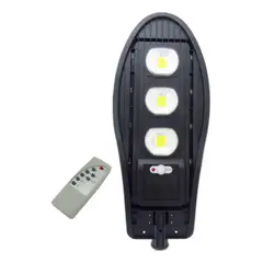 IMPORTCLICK - Foco Solar LED COB 3 Placas 120 Watts Sensor