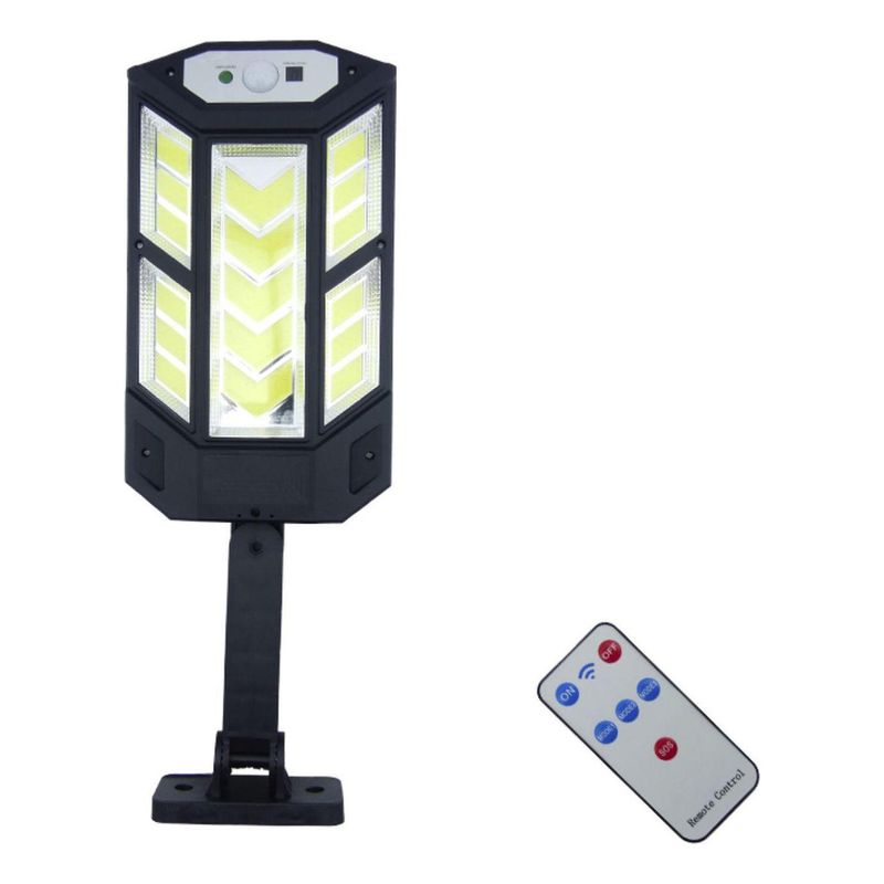 IMPORTCLICK - Foco Solar Brazo Modelo PP-890C 17 LED COB Control - Negro