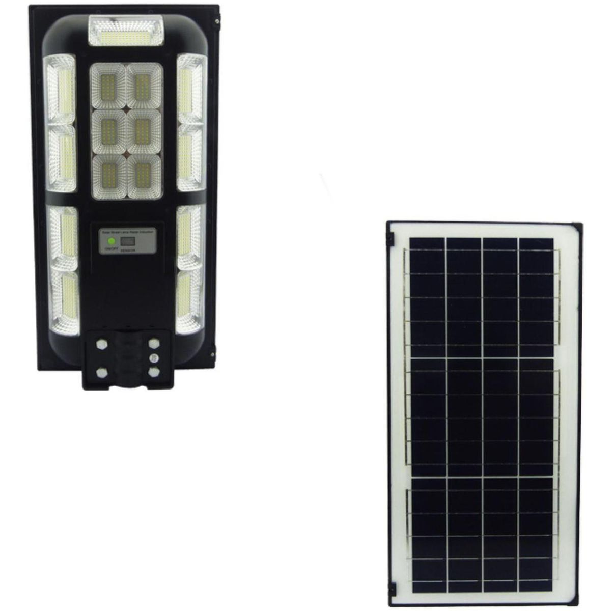 IMPORTCLICK - Foco Poste Solar 200 Watt 15 Placas 676 LED