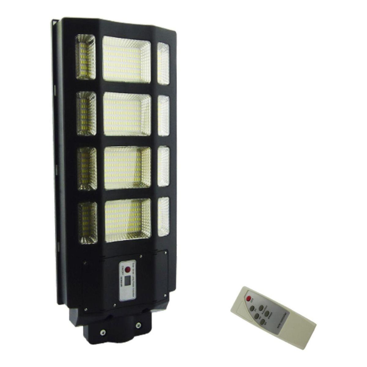 IMPORTCLICK - Foco Poste Solar 400 Watt 12 Placas 528 LED Control