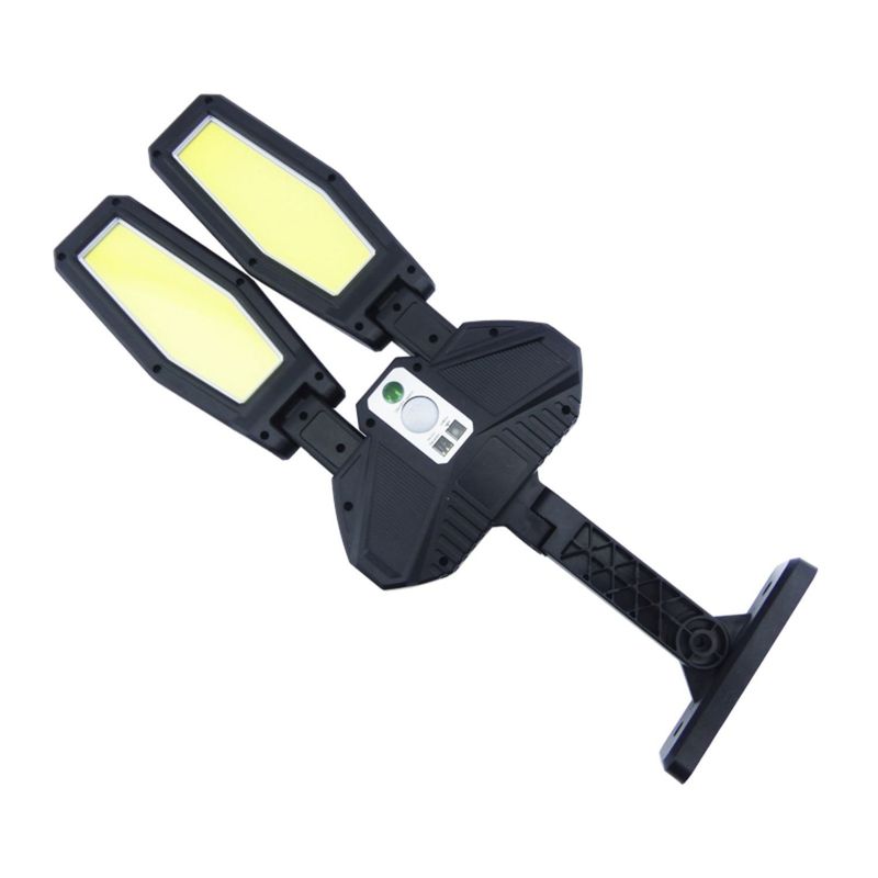 IMPORTCLICK - Foco Solar Brazo Doble 202 LED COB Control - Negro