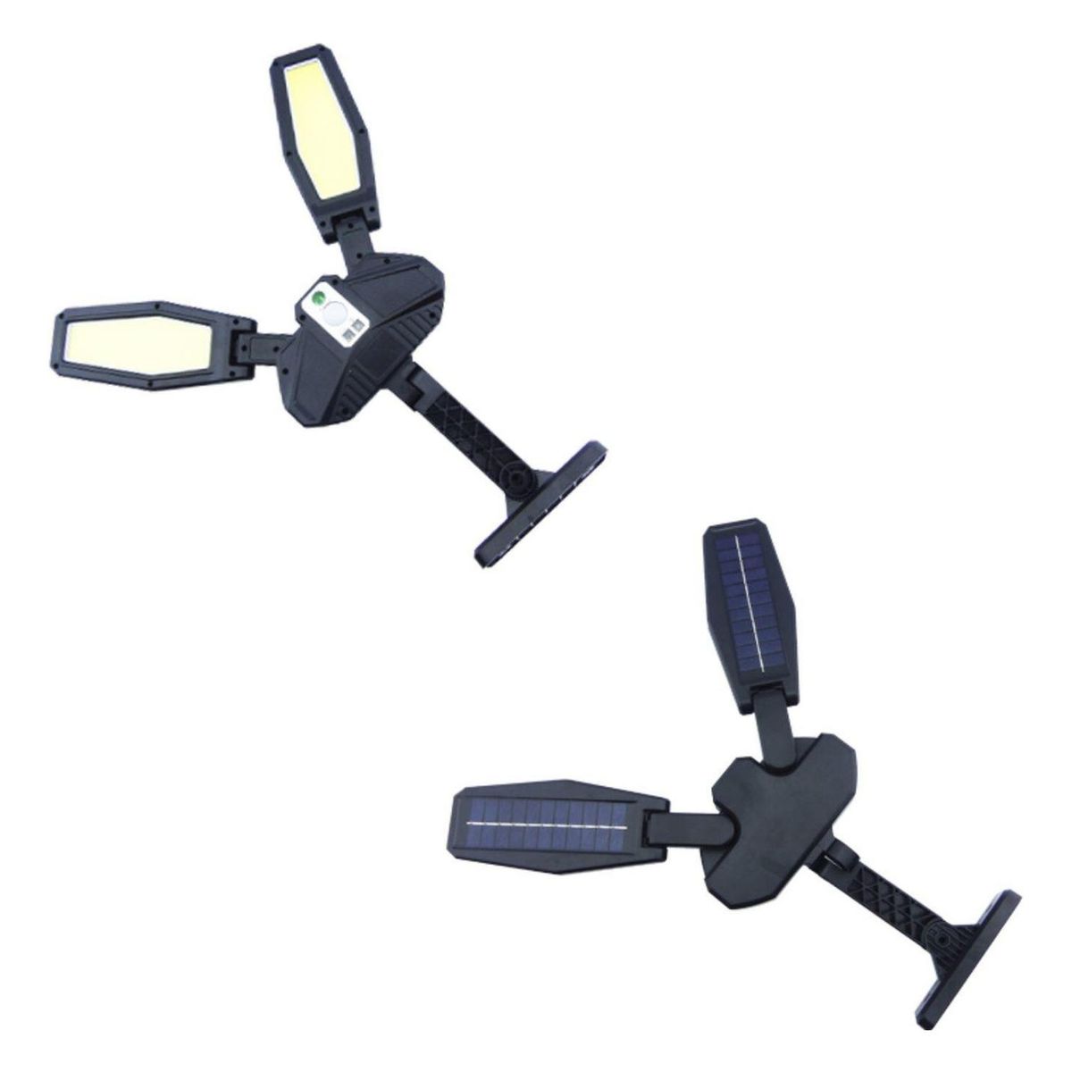 IMPORTCLICK - Foco Solar Brazo Doble 202 LED COB Control