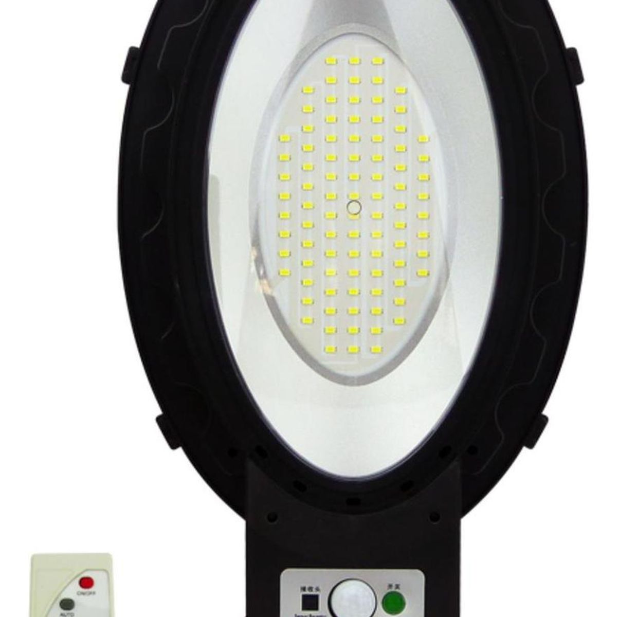 IMPORTCLICK - Foco Solar 90 LED Ovalado 80 Watt 1000 Lúmenes