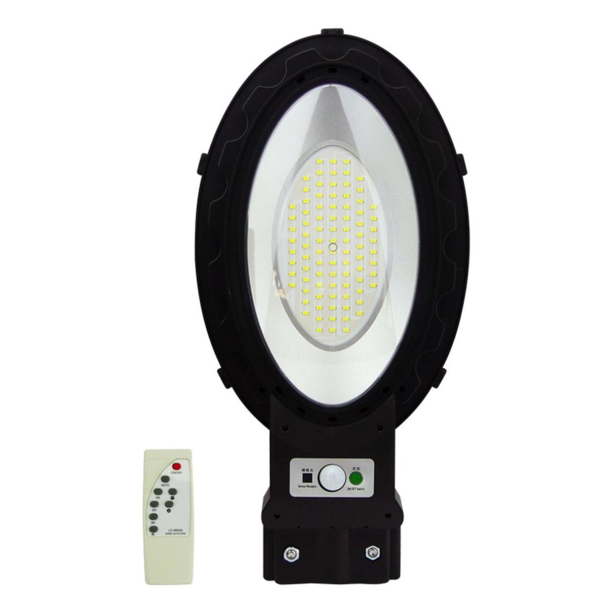 IMPORTCLICK - Foco Solar 90 LED Ovalado 80 Watt 1000 Lúmenes