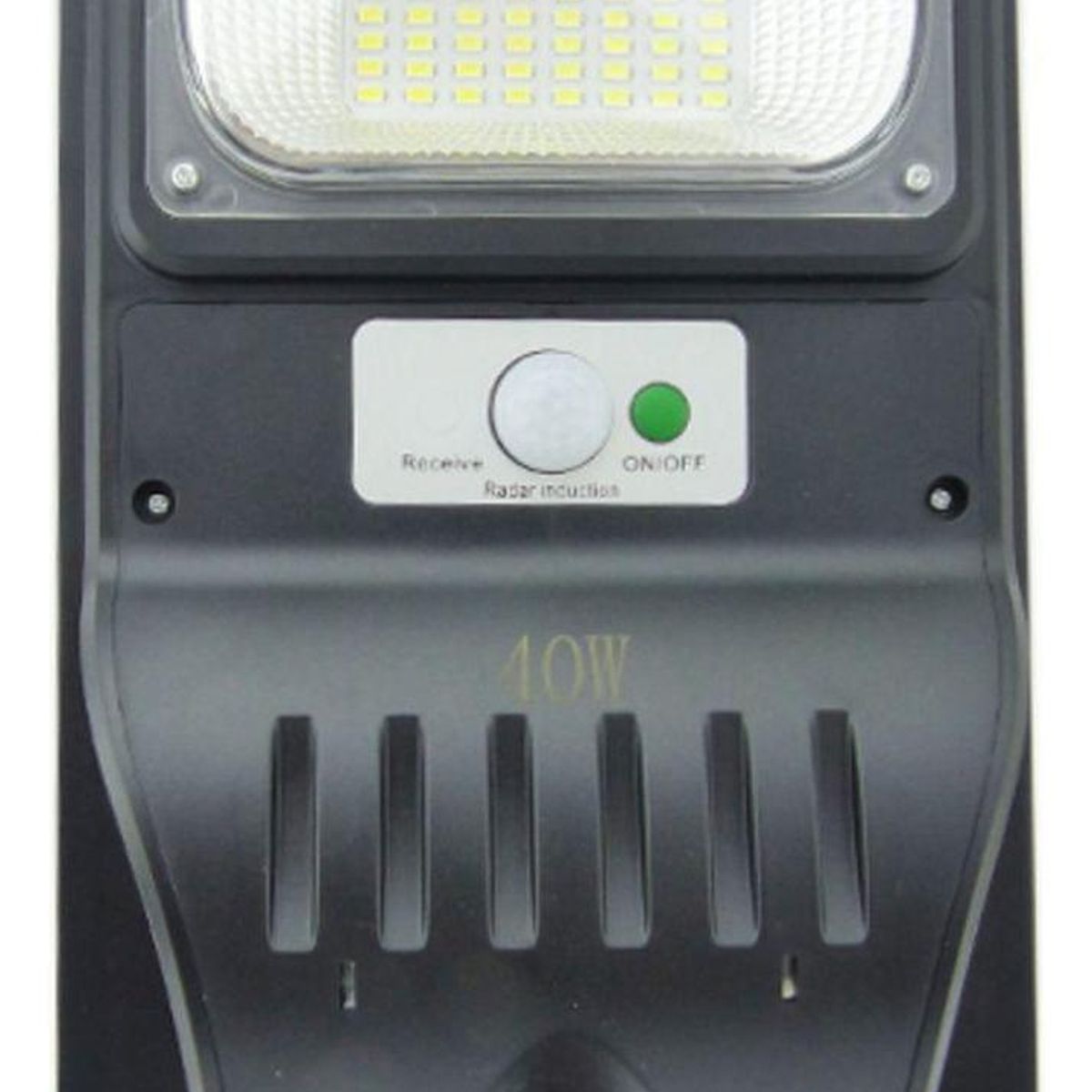 IMPORTCLICK - Foco Solar 48 LED 40 Watt Sensor Movimiento