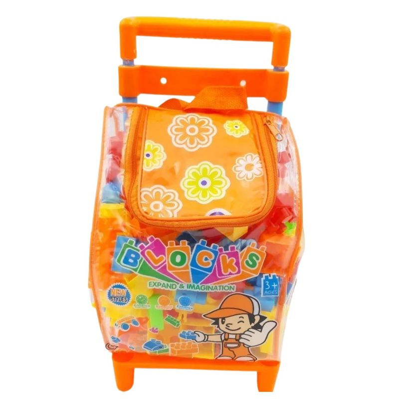 IMPORTCLICK - Maleta Infantil Niños Juegos Lego 85 piezas - Multicolor