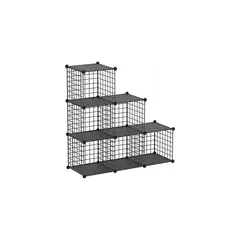 IMPORTCLICK - Organizador Armario Metálico 6 Cubos 111x75x37 CM
