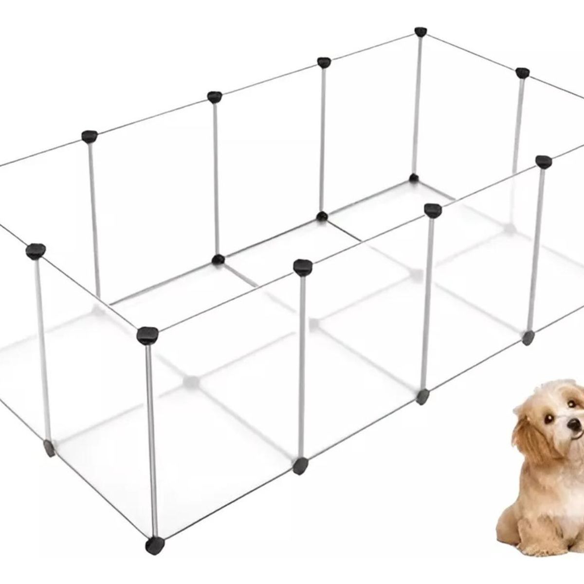 IMPORTCLICK - Corral Valla Mascotas Jaula 145x73x46 CM