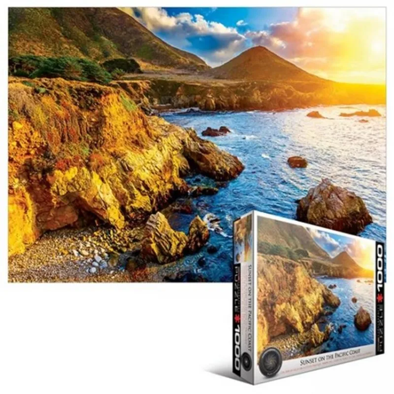 EUROGRAPHICS - EUROGRAPHICS 6000-0691 SUNSET ON THE PACIFIC PUZZLE 1000