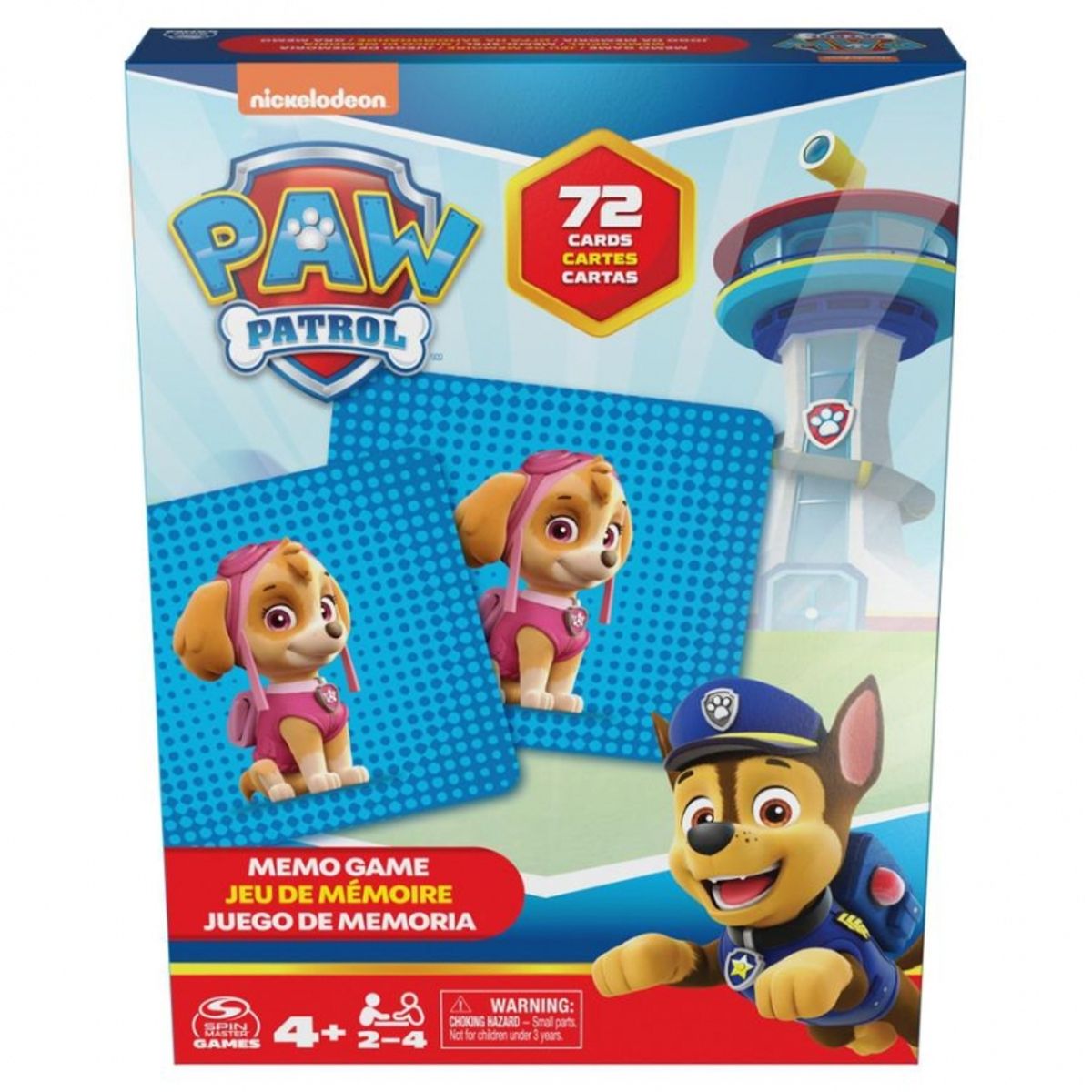 GENERICO - IMEX 6066834 PAW PATROL JUEGO MEMORICE 72 PZS