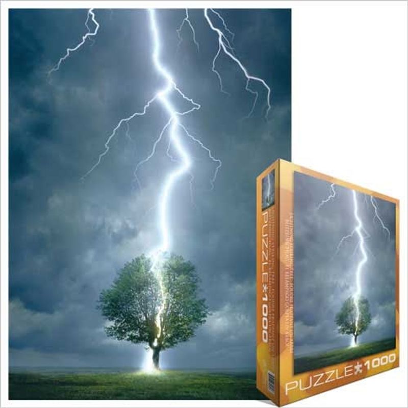 EUROGRAPHICS - EUROGRAPHICS 6000-4570 LIGHTING STRIKING TREE PUZZLE 1000