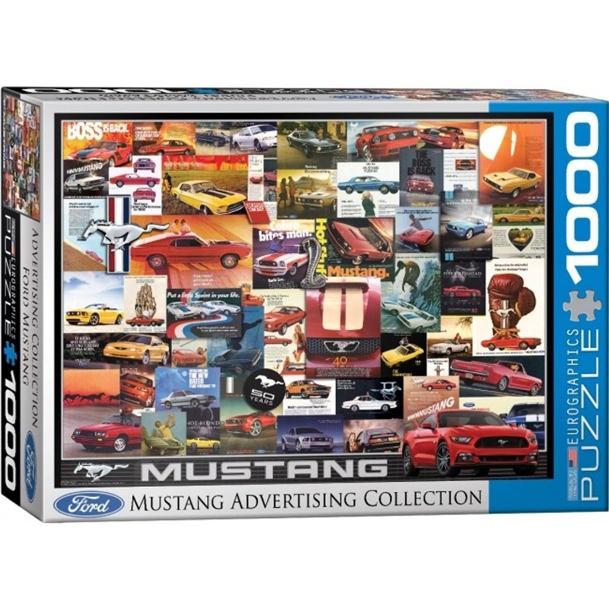EUROGRAPHICS - EUROGRAPHICS 6000-0748 FORD MUSTANG ADVERTISING PUZZLE 1000