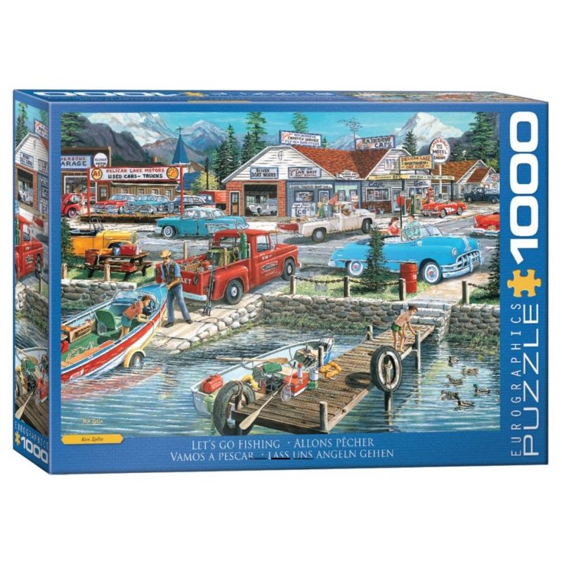 EUROGRAPHICS - EUROGRAPHICS 6000-5868 LETS GO FISHING BY KEN ZYLLA 1000