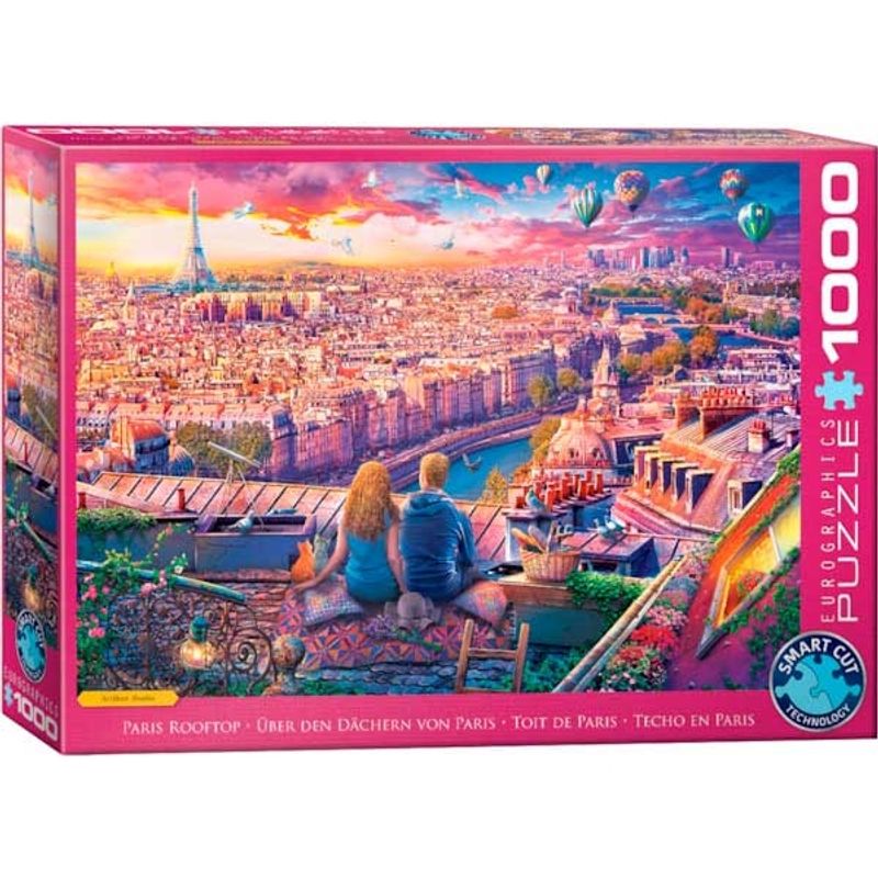 EUROGRAPHICS - EUROGRAPHICS 6000-5886 PARIS ROOFTOP 1000 PIEZAS