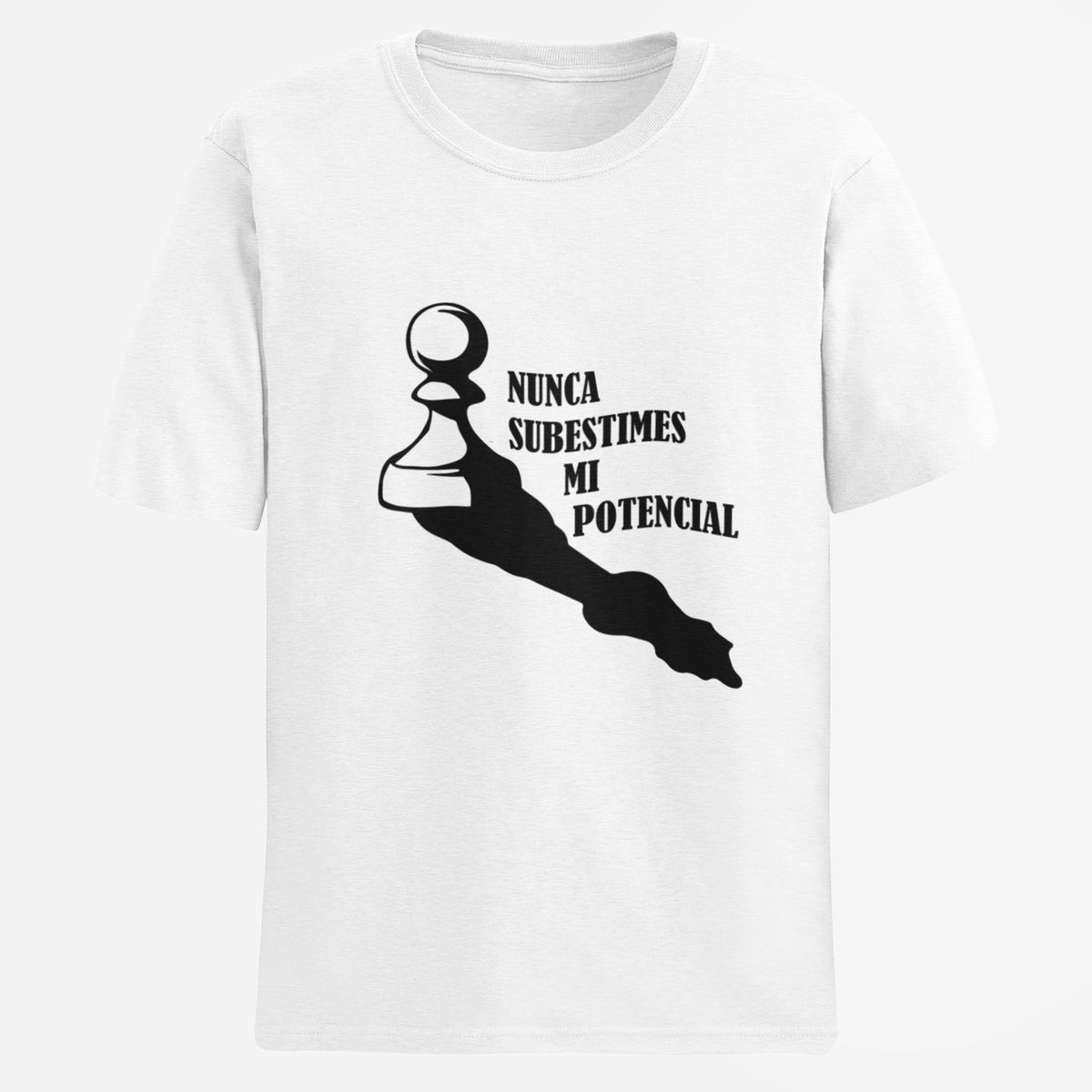 CHESS - Polera Ajedrez Nunca subestimes el potencial de un Peon