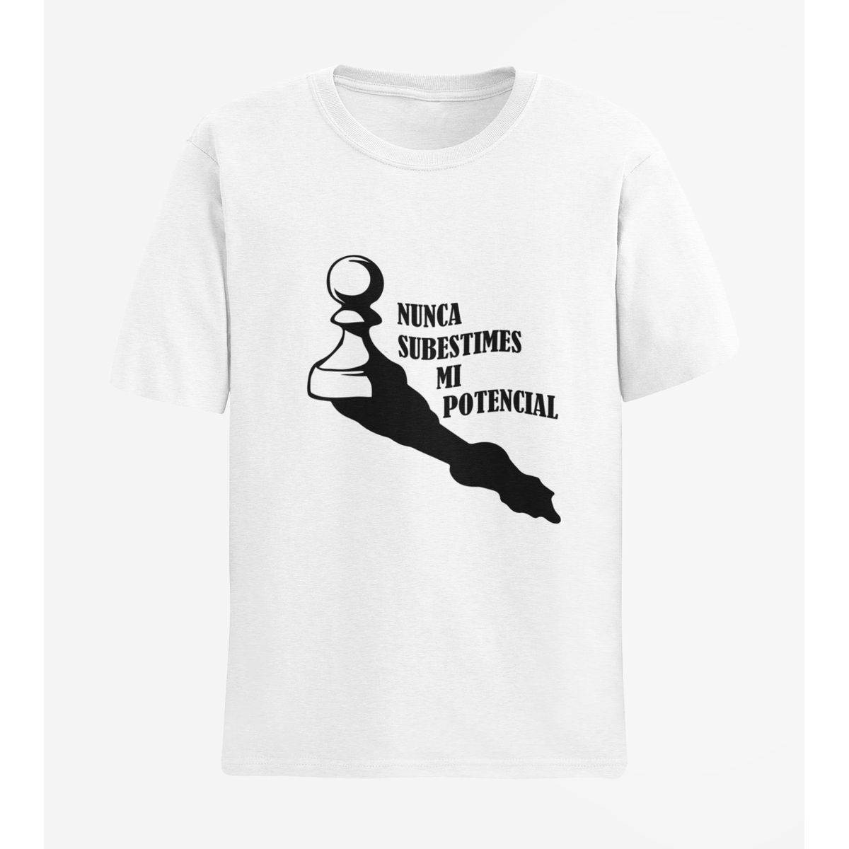 CHESS - Polera Ajedrez Nunca subestimes el potencial de un Peon