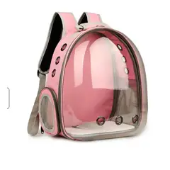 GENERICO - Mochila transporte mascotas Rosada