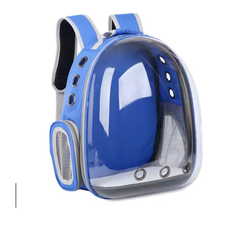 GENERICO - Mochila transporte mascotas celeste