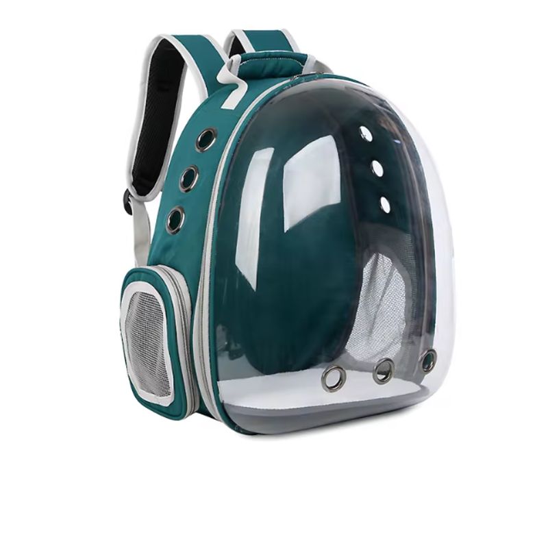 GENERICO - Mochila Bolso Transportes Mascotas Perros Gato verde
