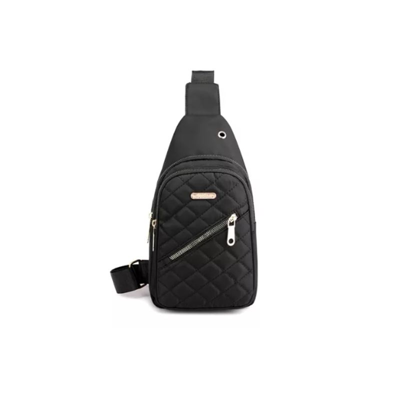 GENERICO - Bolso Banano Cruzado Bandolera Mujer Elegante Black