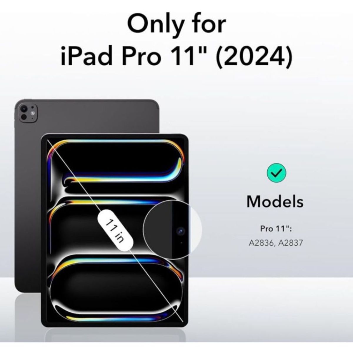 GENERICO - Carcasa Funda Smart Cover Con Ranura Para iPad Pro 11 M4