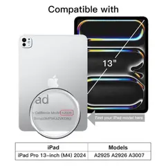 GENERICO - Carcasa Funda Smart Cover Con Ranura Para iPad Pro 13 M4