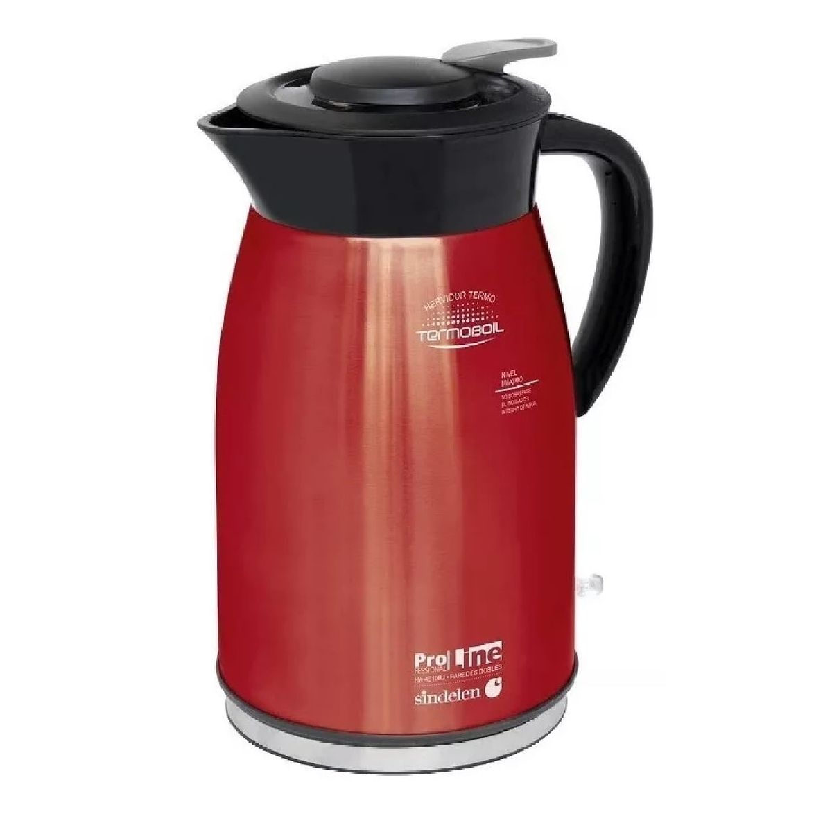 SINDELEN - Termo Hervidor De Agua Eléctrico 1.5 Lts Sindelen Rojo
