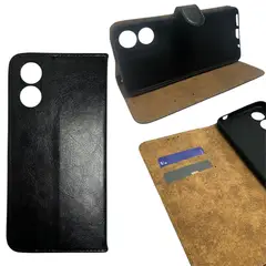 GENERICO - Carcasa Funda Flip Cover Agenda Para Motorola E14