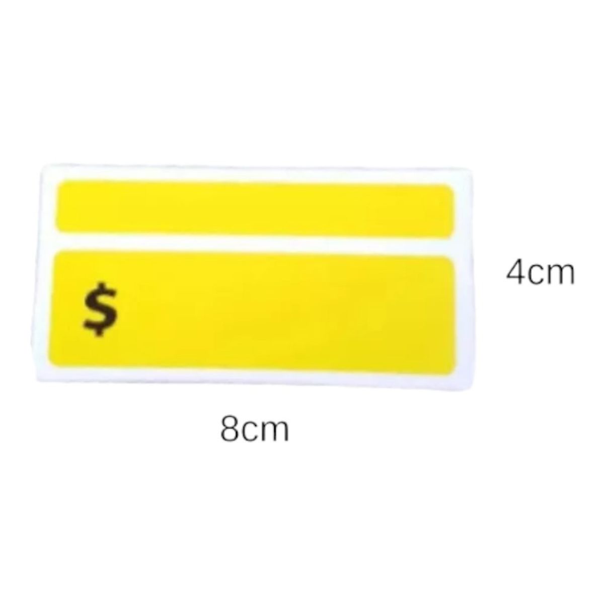 GENERICO - Pack 300 Etiquetas Para Precios 8x4 ibmchile