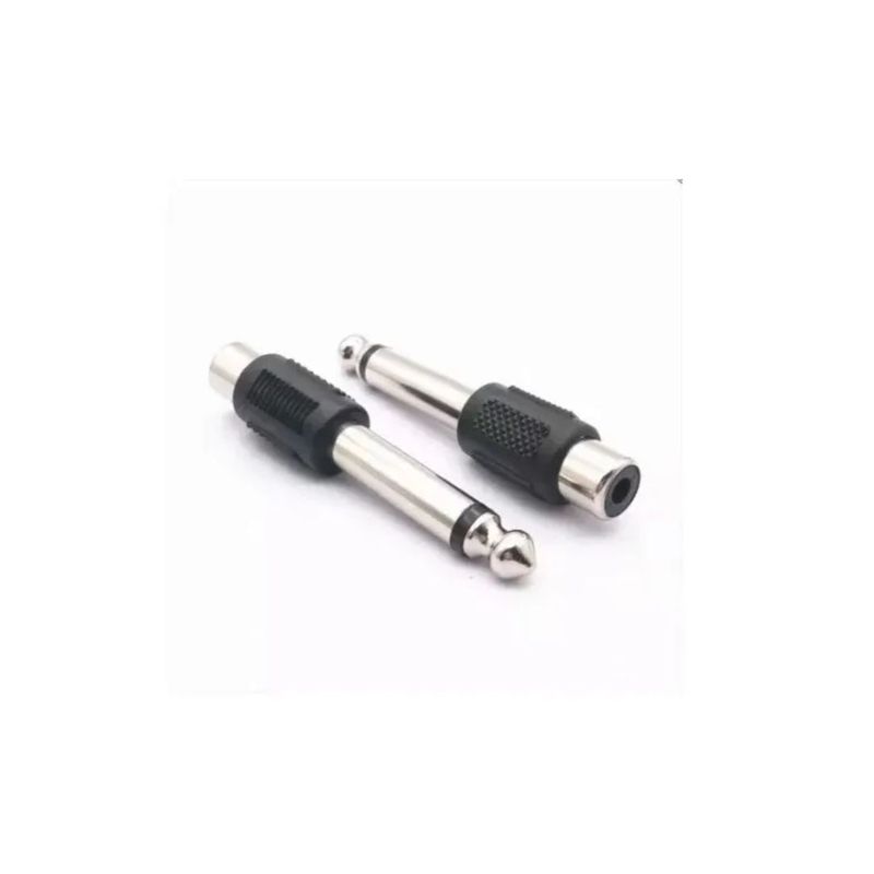 GENERICO - Adaptador Rca Jack 6.5 Mono Adapter