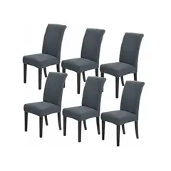 IMPORTCLICK - Pack 6 Funda Silla Tela Gruesa Cuadrille