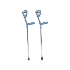 IMPORTCLICK - Set 2 Muletas Baston Salud DLX Plateado