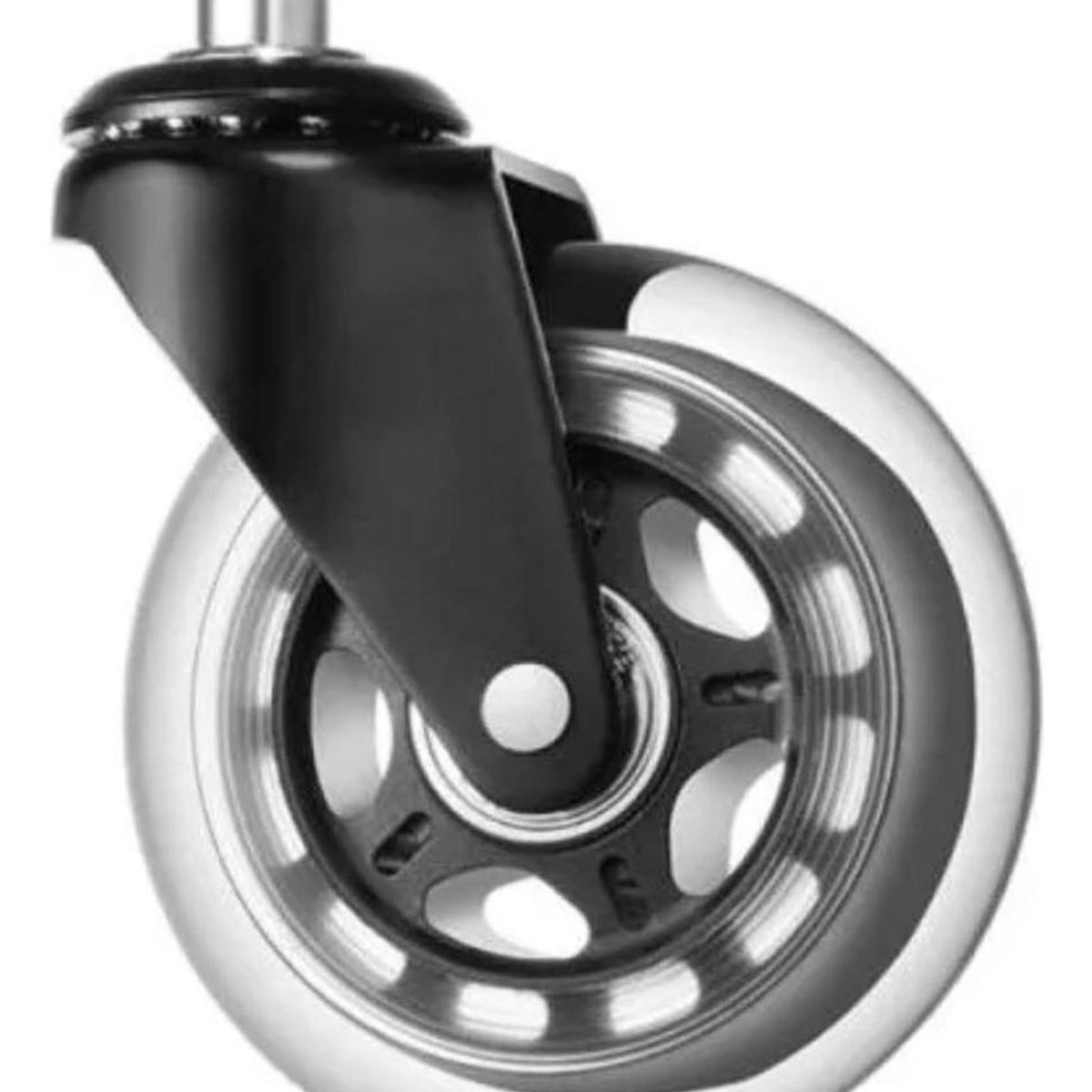 IMPORTCLICK - Pack 5 Ruedas Silicona Sillas Gamer Oficina Giratoria IMPORTCLICK