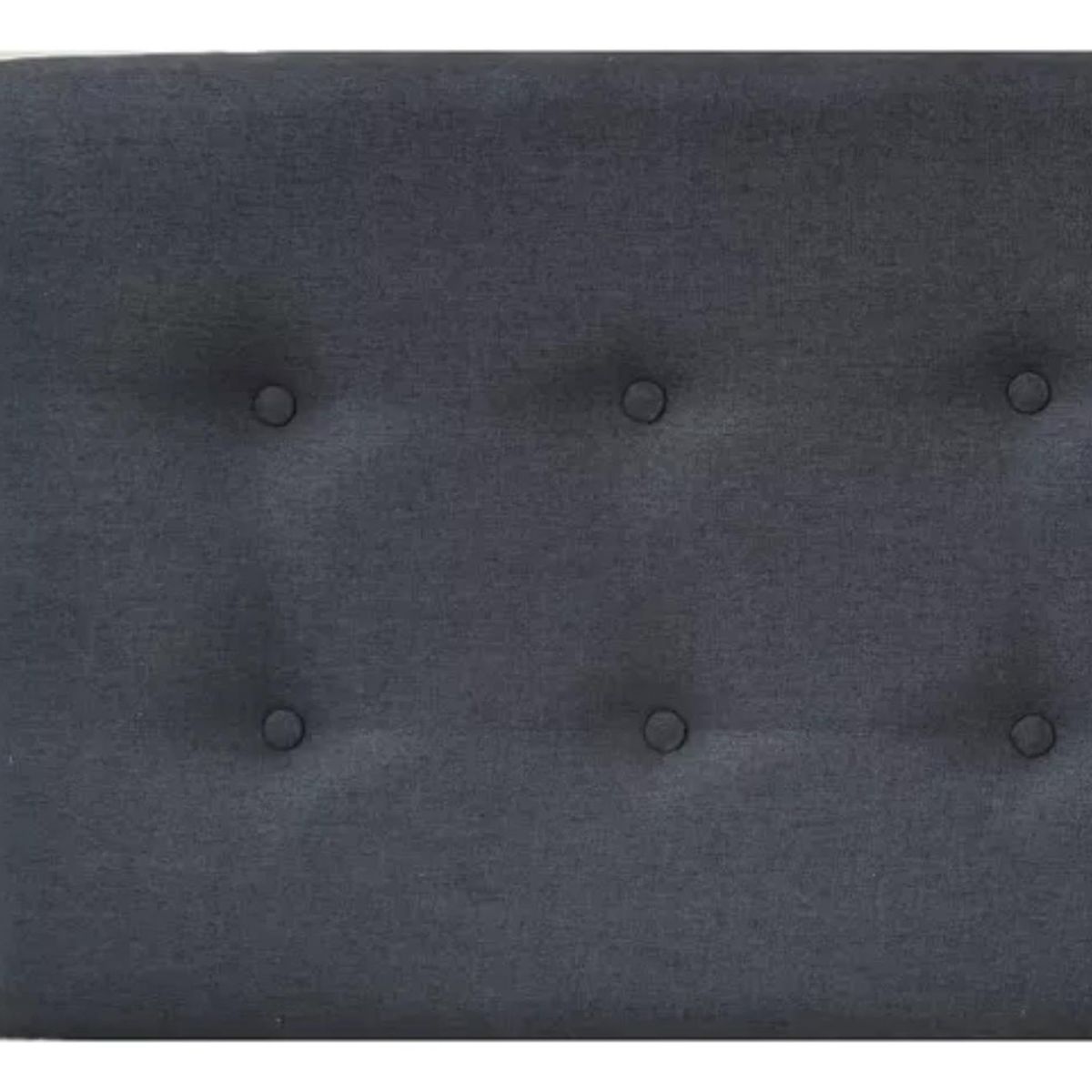 IMPORTCLICK - Respaldo Elegante King Capitone 180x60 CM Gris Oscuro Lino IMPORTCLICK