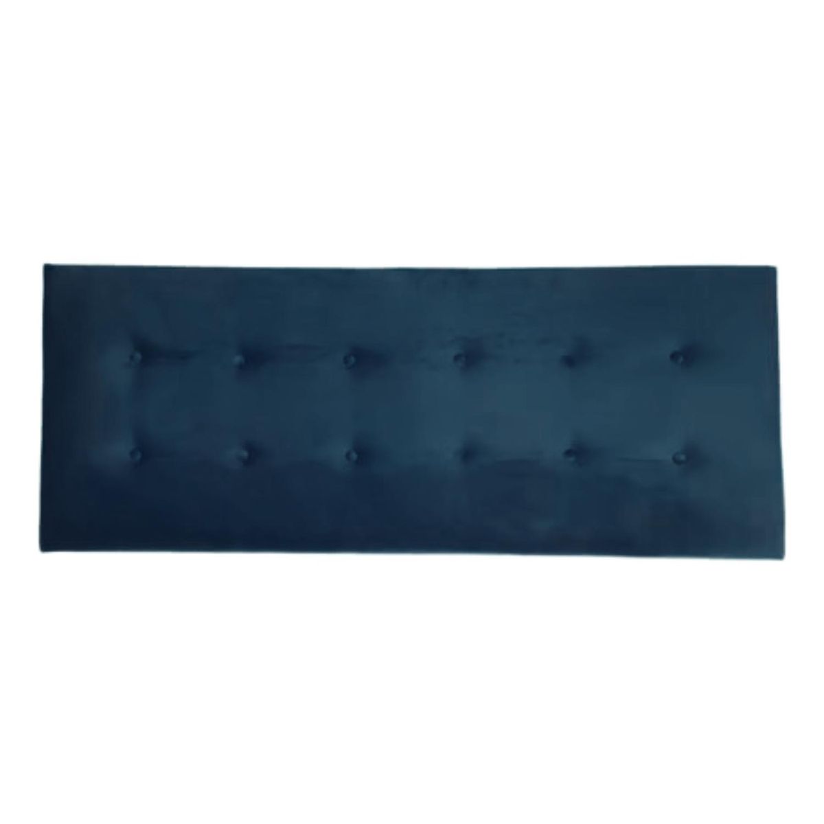 IMPORTCLICK - Respaldo Elegante King Capitone 180x60 CM Azul Petróleo Lino IMPORTCLICK