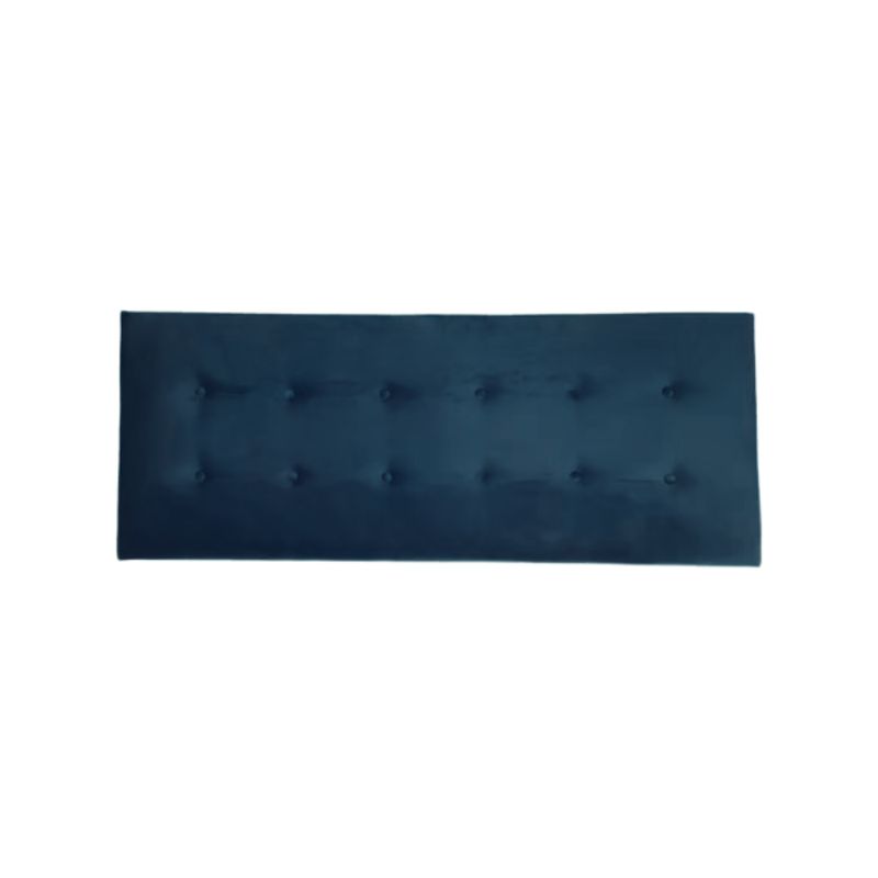 IMPORTCLICK - Respaldo Elegante King Capitone 180x60 CM Azul Petróleo Lino IMPORTCLICK