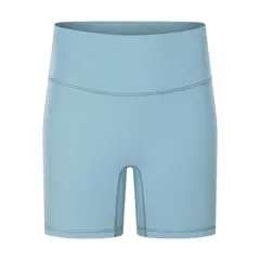 GSON - Ajustado Cortos Pantalones de yoga Mujer Azul