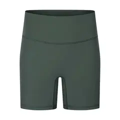 GSON - Ajustado Cortos Pantalones de yoga Mujer Azul