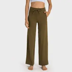 GSON - Deportes y ocio Pantalones de yoga Mujer Negro.